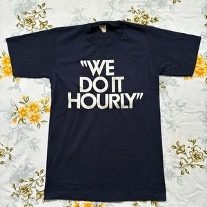 NBC Radio News Size S Navy Short Sleeve T-Shirt